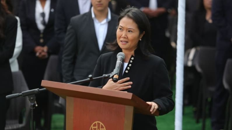 Keiko Fujimori dice que "la democracia está en peligro" en Perú con elección de Balcázar