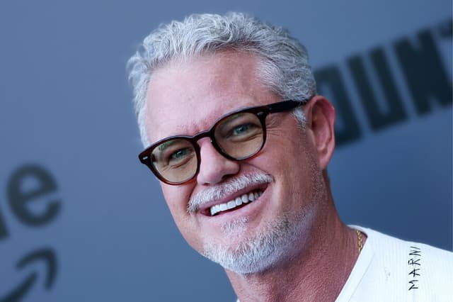 El actor estadounidense Eric Dane asiste al estreno de "Countdown" de Prime Video en el teatro Harmony Gold de Los Ángeles el 18 de junio de 2025. (VALERIE MACON/AFP vía Getty Images)