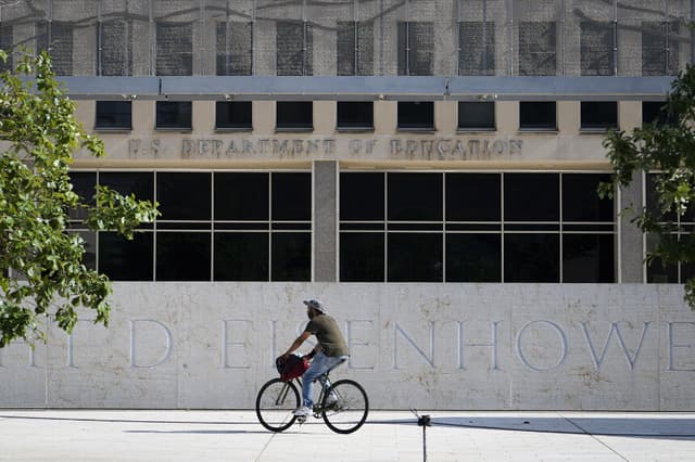 Edificio del Departamento de Educación de Estados Unidos en Washington, el 6 de julio de 2023. (Madalina Vasiliu/The Epoch Times).