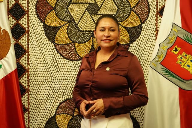 La senadora mexicana Ana Lilia Rivera Rivera. (The Epoch Times)