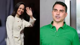 Machado y Flávio Bolsonaro prometen apoyarse mutuamente en nombre de la “justicia”