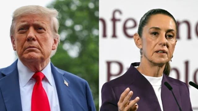 Trump insiste en que Sheinbaum "no debería haber rechazado" su ayuda contra los cárteles