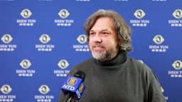 Escultor español viaja a Logroño para ver Shen Yun: Da "colorido", "alegría y paz"