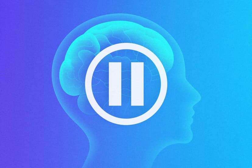 Un cerebro en pausa.(Ilustración de The Epoch Times, Shutterstock).