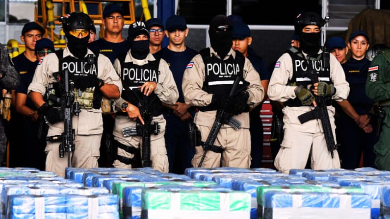 Golpe al narcotráfico: Interceptan en Costa Rica cargamento de 73 kilos de cocaína rumbo a Europa