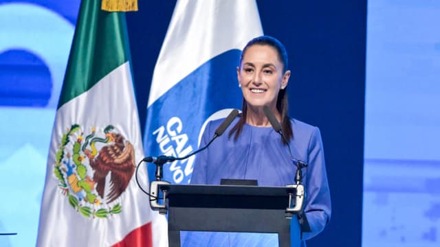 Sheinbaum asegura que EE. UU. tiene una "buena actitud" frente a la renegociación del T-MEC