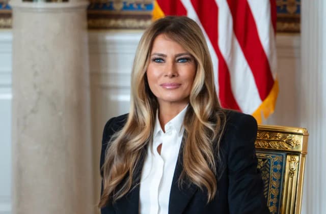 La primera dama Melania Trump en la Casa Blanca el 4 de febrero de 2026. (Madalina Kilroy/The Epoch Times).