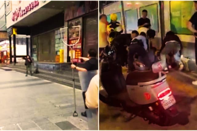 El 26 de marzo se produjeron dos incidentes de apuñalamiento en los distritos de Luohu y Longgang, en Shenzhen, pero al momento de la publicación, la policía local no había emitido ningún comunicado oficial. (Captura de pantalla del video por The Epoch Times)