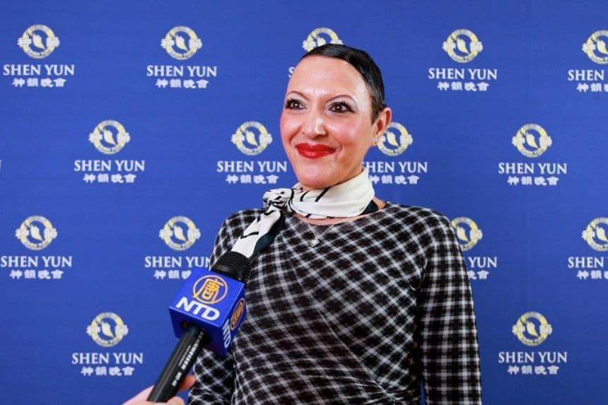 Susana Pérez Escalona en el espectáculo de Shen Yun en Logroño, España. (NTD)