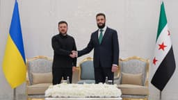 Ucrania y Siria debaten una mayor cooperación en materia de seguridad contra enemigos comunes, Irán y Rusia