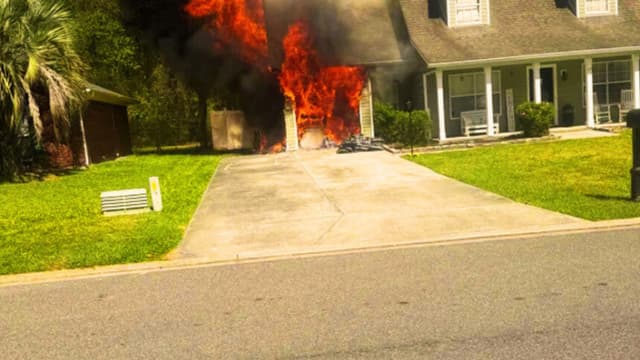 Niña rescata a sus hermanos mayores de un gran incendio en su casa