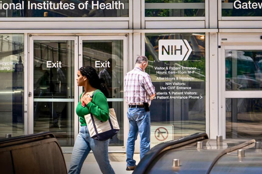 Los Institutos Nacionales de Salud en Bethesda, Maryland, el 30 de mayo de 2024. (Madalina Vasiliu/The Epoch Times).
