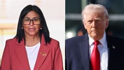 Delcy Rodríguez insta a Trump a levantar por completo las sanciones sobre Venezuela