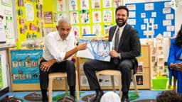 Mamdani y Obama se reúnen públicamente por primera vez en un centro de cuidado infantil del Bronx