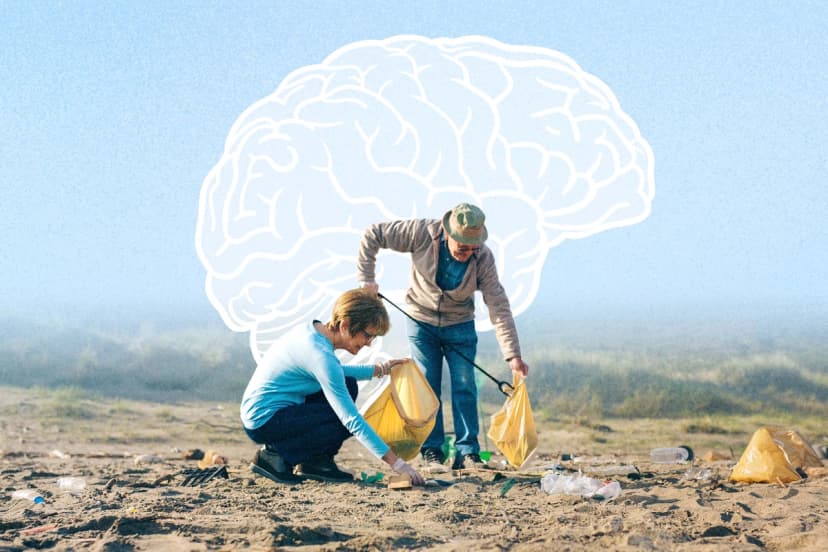 Ayudar a los demás podría ralentizar el envejecimiento del cerebro. (Ilustración de The Epoch Times, Shutterstock).
