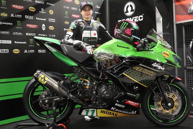 Imagen de archivo de la presentación de una moto de la marca Kawasaki. (EFE)