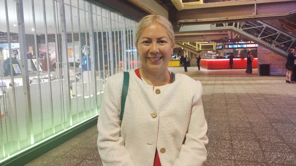Anita Sánchez Guerra, regidora de Cuautla, Morelos en México, asistió a la función de Shen Yun Performing Arts en el Auditorio Nacional de Ciudad de México el 3 de mayo de 2026. (Mariana Buendía/The Epoch Times)