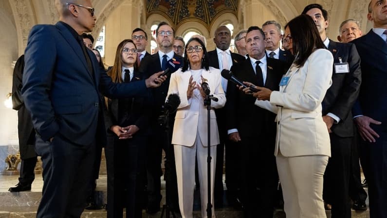 Delcy Rodríguez rechaza la idea de Trump de convertir a Venezuela en el "estado 51"