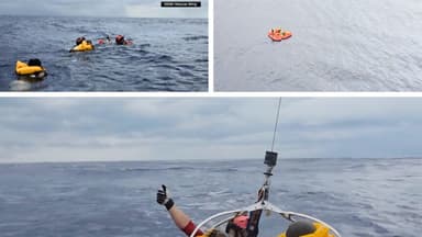 "Milagroso": Rescatan a 11 supervivientes de accidente aéreo frente a costas de Florida