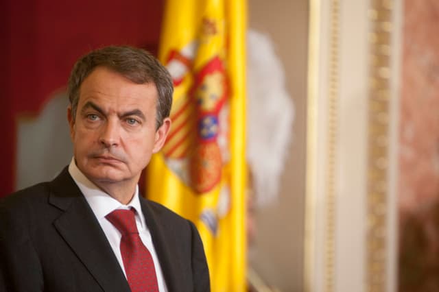 El entonces presidente José Luis Rodríguez Zapatero asiste al 32.º aniversario de la Constitución Española en el Congreso de los Diputados, el 6 de diciembre de 2010 en Madrid, España. (Eduardo Parra/Getty Images)