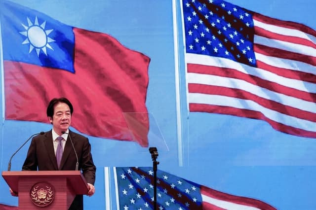 El presidente taiwanés Lai Ching-te interviene en una rueda de prensa sobre la última ronda de conversaciones económicas con Estados Unidos, celebrada en Taipéi (Taiwán) el 3 de febrero de 2026. (Ann Wang/Reuters)