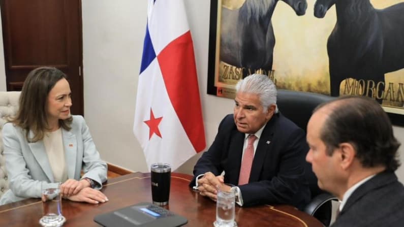 Mulino y Machado coinciden en buscar una salida democrática para Venezuela