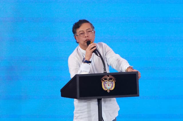 Fotografía de archivo del presidente de Colombia, Gustavo Petro. (EFE/ Ricardo Maldonado Rozo)