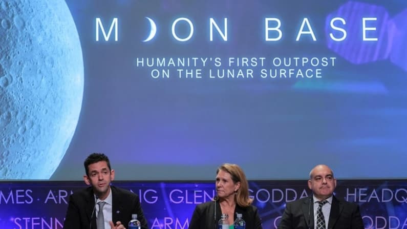 La NASA da a conocer detalles de la primera fase de sus planes para la base lunar