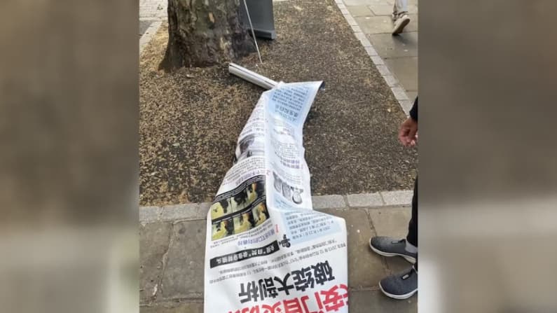 Atacan puestos informativos de Falun Gong en Londres