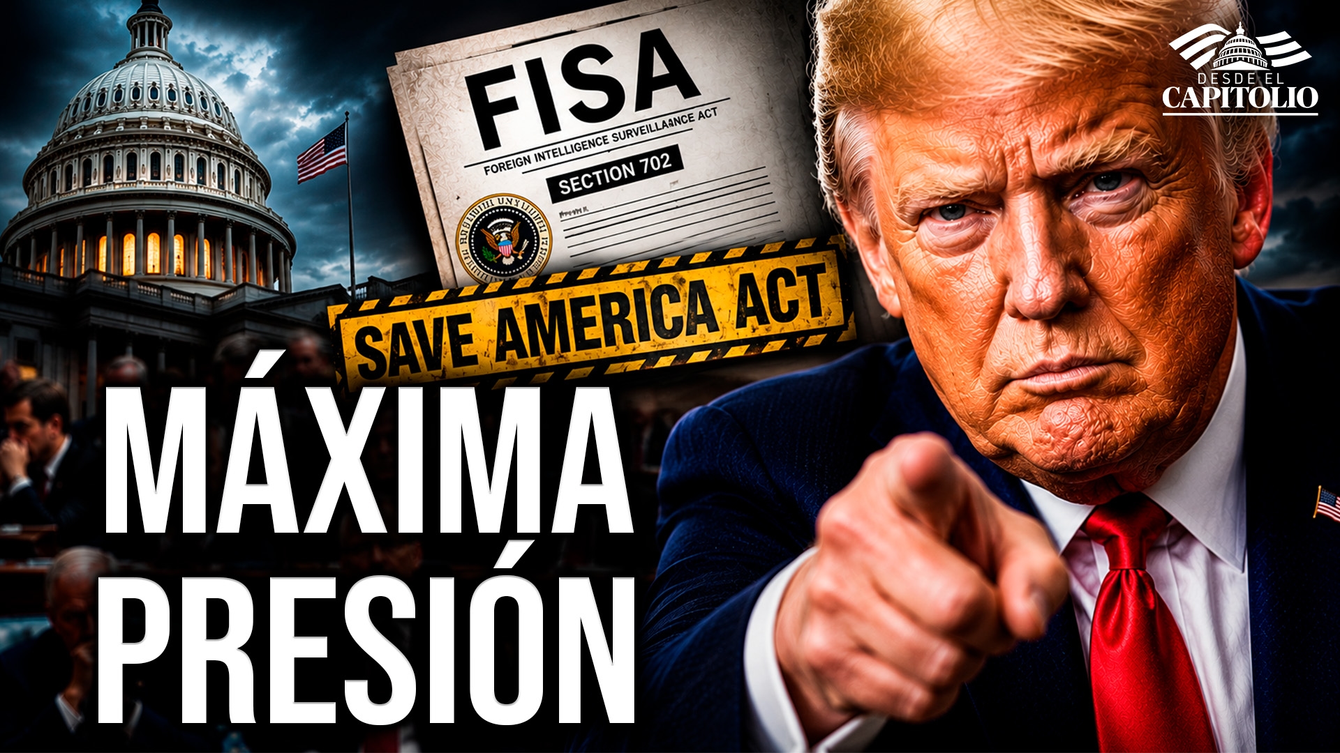 Imagen de Todo o nada: Trump pone a Washington contra las cuerdas con la FISA