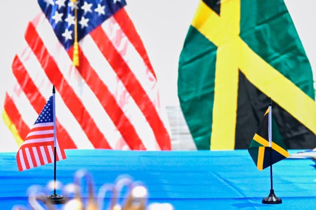 El 11 de marzo de 2024 tuvo lugar una reunión entre diplomáticos estadounidenses y jamaicanos en el Hotel Pegasus de Kingston (Jamaica). (Andrew Caballero-Reynolds, Pool vía AP, archivo)
