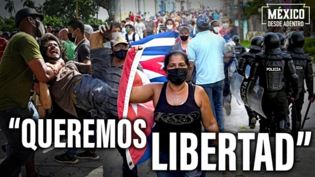 Así reprime el régimen cubano. Esto pasó tras las protestas masivas del 11 de julio