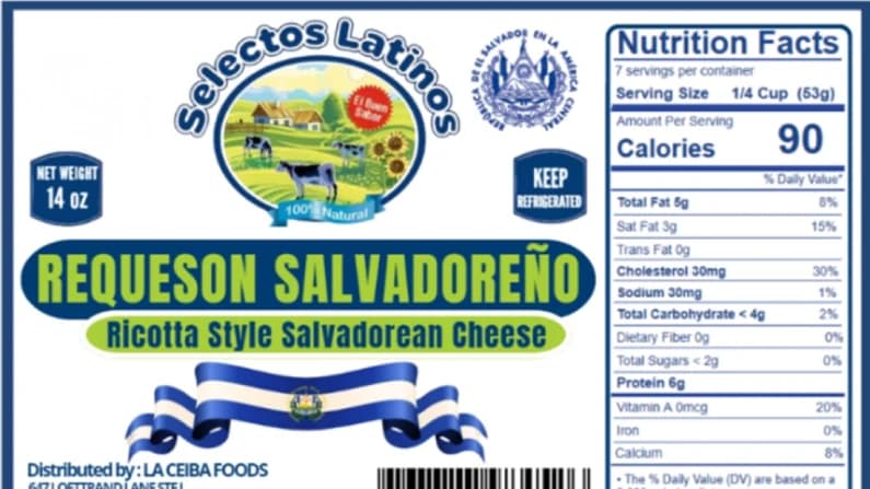 Posible contaminación con Listeria provoca el retiro de productos de queso