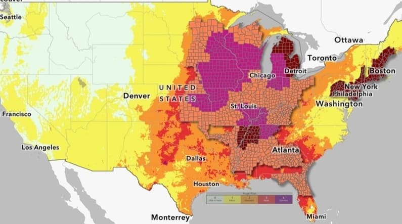 Ola de calor "peligrosa" azotará el este de EE. UU. esta semana, advierte agencia federal
