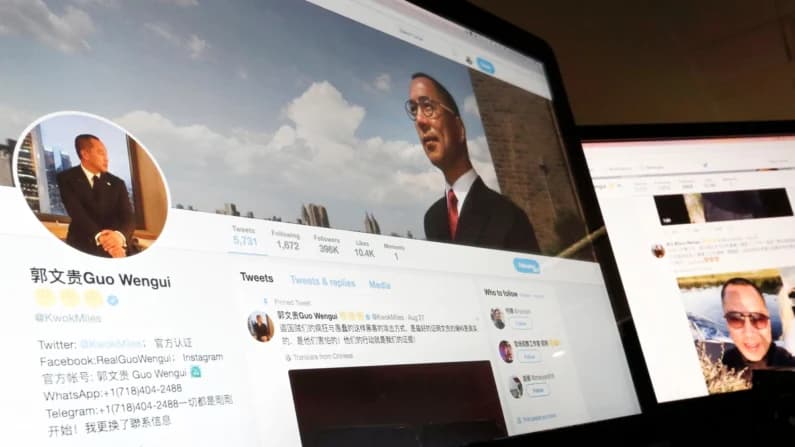 EE. UU. condena a 30 años de prisión al empresario chino Guo Wengui