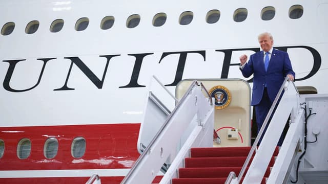 Trump realiza su primer vuelo en el nuevo avión Air Force One