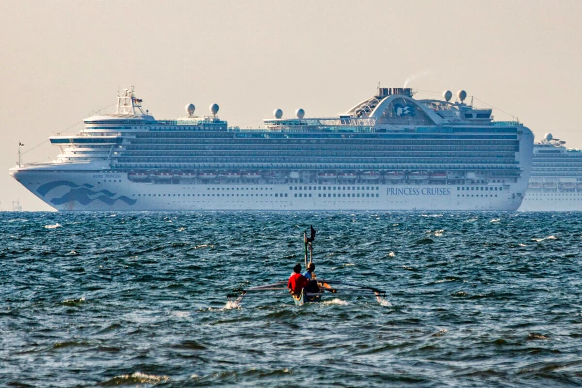 Se ve un crucero en una foto de archivo de 2020. (Ezra Acayan/Getty Images)