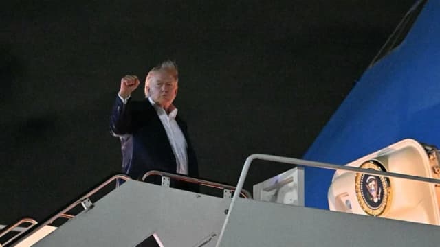 Trump parte de la Base Conjunta Andrews hacia la cumbre programada de la OTAN