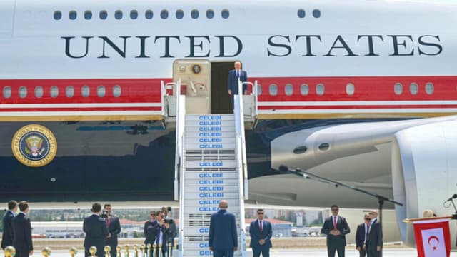 Trump llega a Ankara para reunirse con los aliados de la OTAN