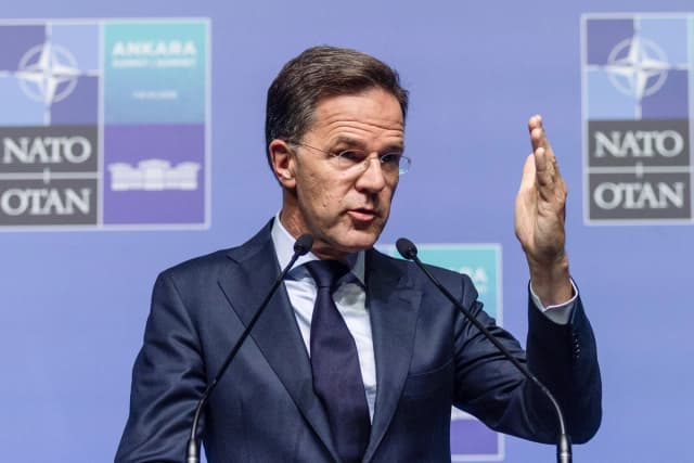 El secretario general de la OTAN, Mark Rutte, en Ankara, Turquía, el 6 de julio de 2026. (Burak Kara / Getty Images).
