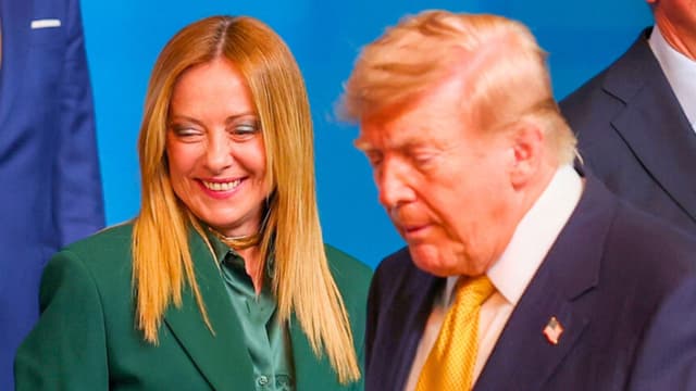 Trump llama a Meloni "buena persona" en la OTAN, la líder italiana defiende estrechar los lazos