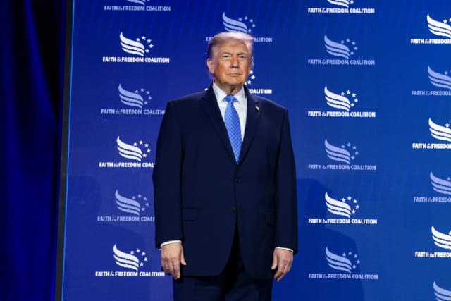 El presidente Donald Trump en Washington, el 26 de junio de 2026. (Anna Moneymaker/Getty Images)