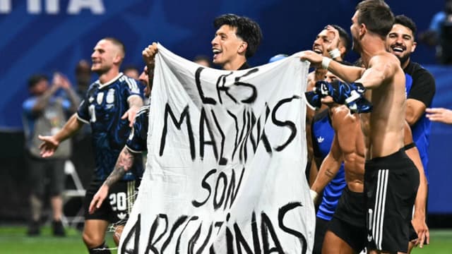 Reino Unido exige a la FIFA investigar a Argentina por exhibir pancarta de las Malvinas en el Mundial