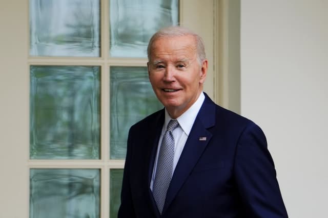 El entonces presidente de EE. UU., Joe Biden, sale del Jardín de las Rosas de la Casa Blanca el 22 de septiembre de 2023. (Madalina Vasiliu/The Epoch Times)