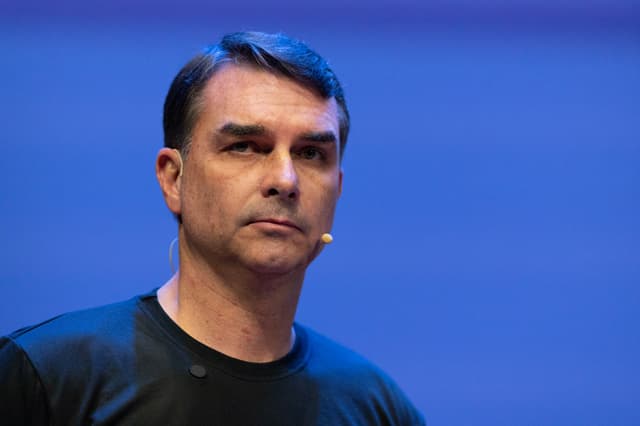 Fotografía de archivo del candidato a la Presidencia de Brasil Flávio Bolsonaro. (EFE/ Isaac Fontana)