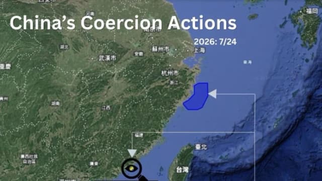 China realiza ejercicios de fuego real en el Estrecho de Taiwán en medio de actividad militar costera
