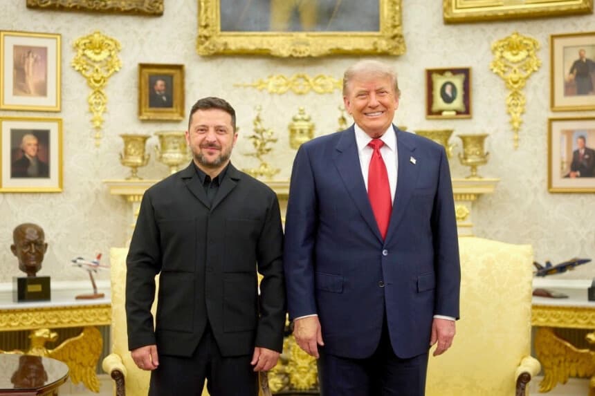 Trump dice que las reuniones en la Casa Blanca con Zelenski y Netanyahu salieron bien