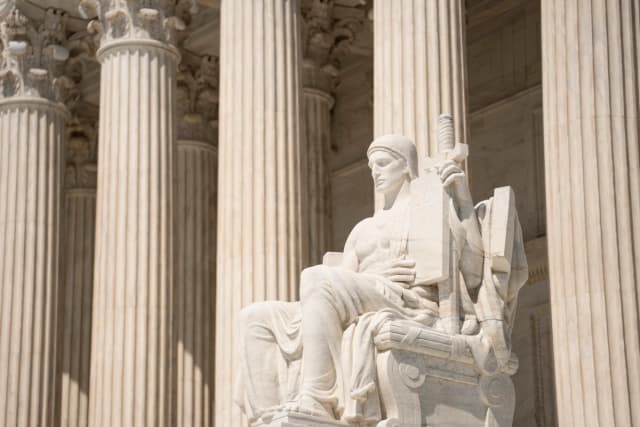 La Corte Suprema en Washington, el 13 de julio de 2026. (Madalina Kilroy/The Epoch Times)