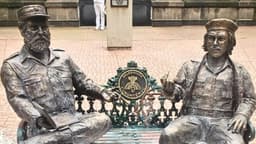 Reconstuirán esculturas de Fidel Castro y “Che” Guevara en Ciudad de México tras su retiro el año pasado