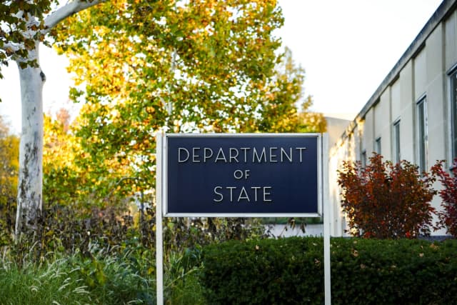 El edificio del Departamento de Estado en Washington el 13 de noviembre de 2023. (Madalina Vasiliu/The Epoch Times)